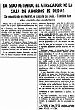 Detenido atracador de Bancos. 03-1972.